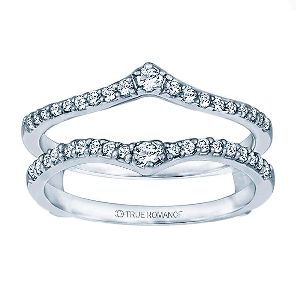True Romance Solitaire Ring Guard/Enhancer RG110/J, Lennon's W.B. Wilcox  Jewelers